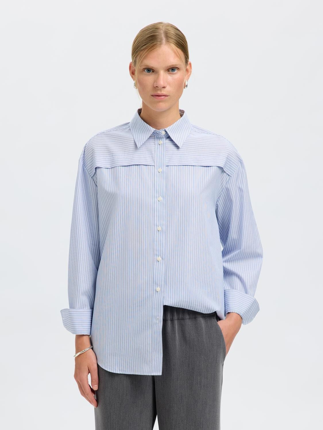 SLFALLISON OVERSIZE LS SHIRT B