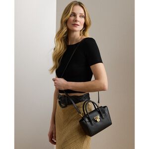 LUXE PEBBLE LTHR-TNNR SM SCHL-STL-S