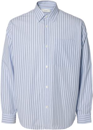 ANRASLUND STRIPED POPLIN LS SHIRT