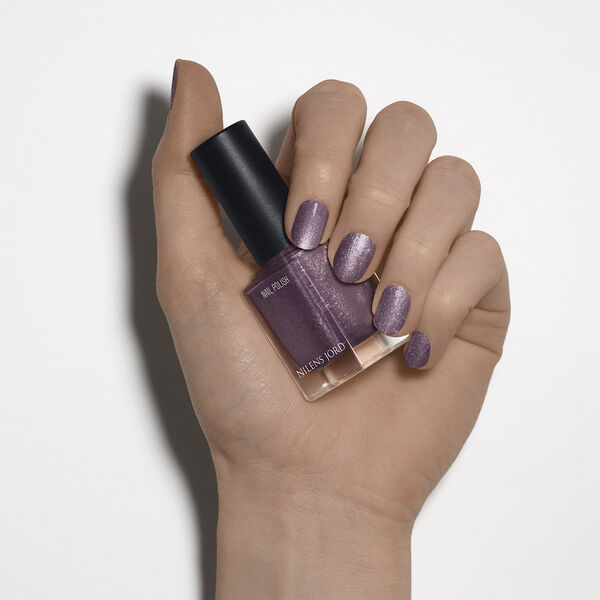 Nail Polish Purple Glitter