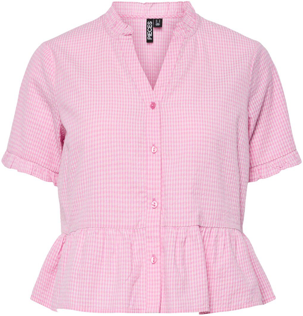 PCALMA SS V-NECK TOP WVN D2D