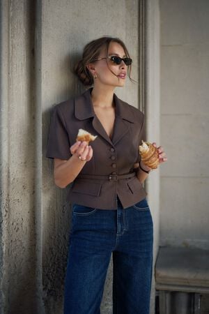 AnnieIC Tee Blazer