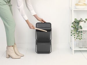 Sort & Go Stabelbar affaldsspand