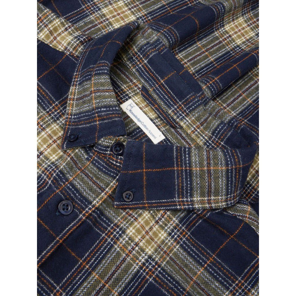 Organic Cotton Checked Flannel Shirt GOTS