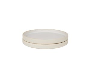 Otto Ceramic Plate Set of Two | Natural | Small