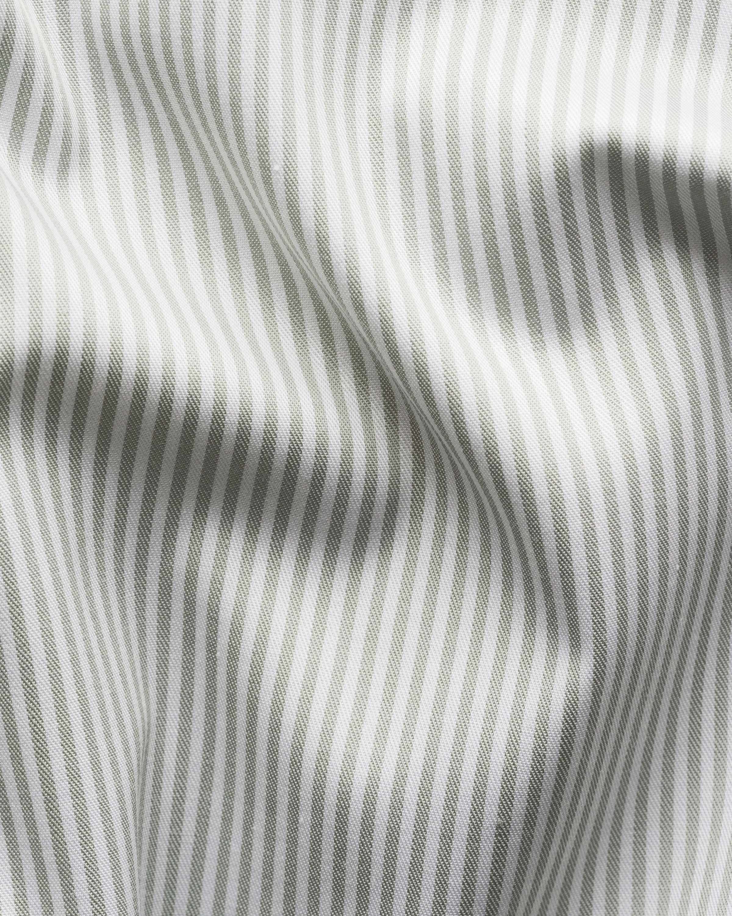 Slim Fit Striped Melange Twill Shirt