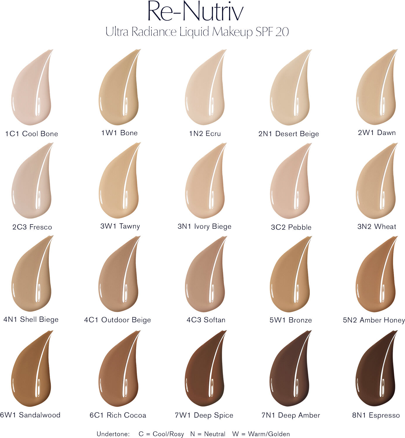 Re-Nutriv Ultra Radiance Liquid Makeup Foundation SPF20
