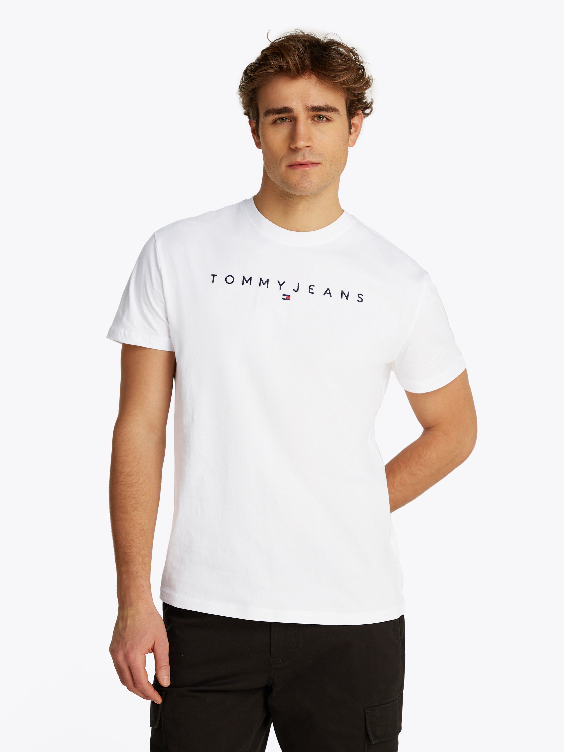 TJM REG LINEAR LOGO TEE EXT