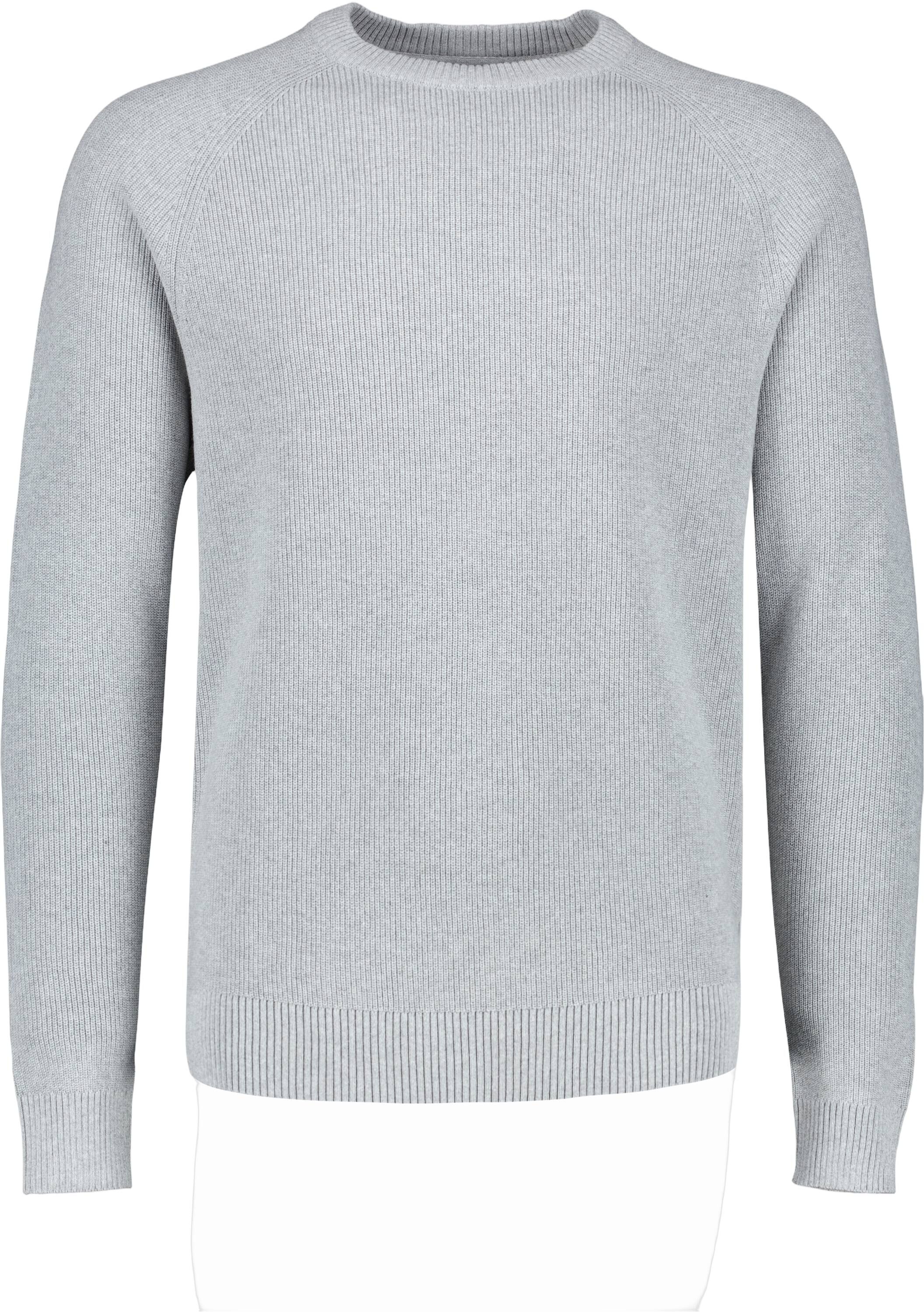 Ribbed L/S o-neck knit