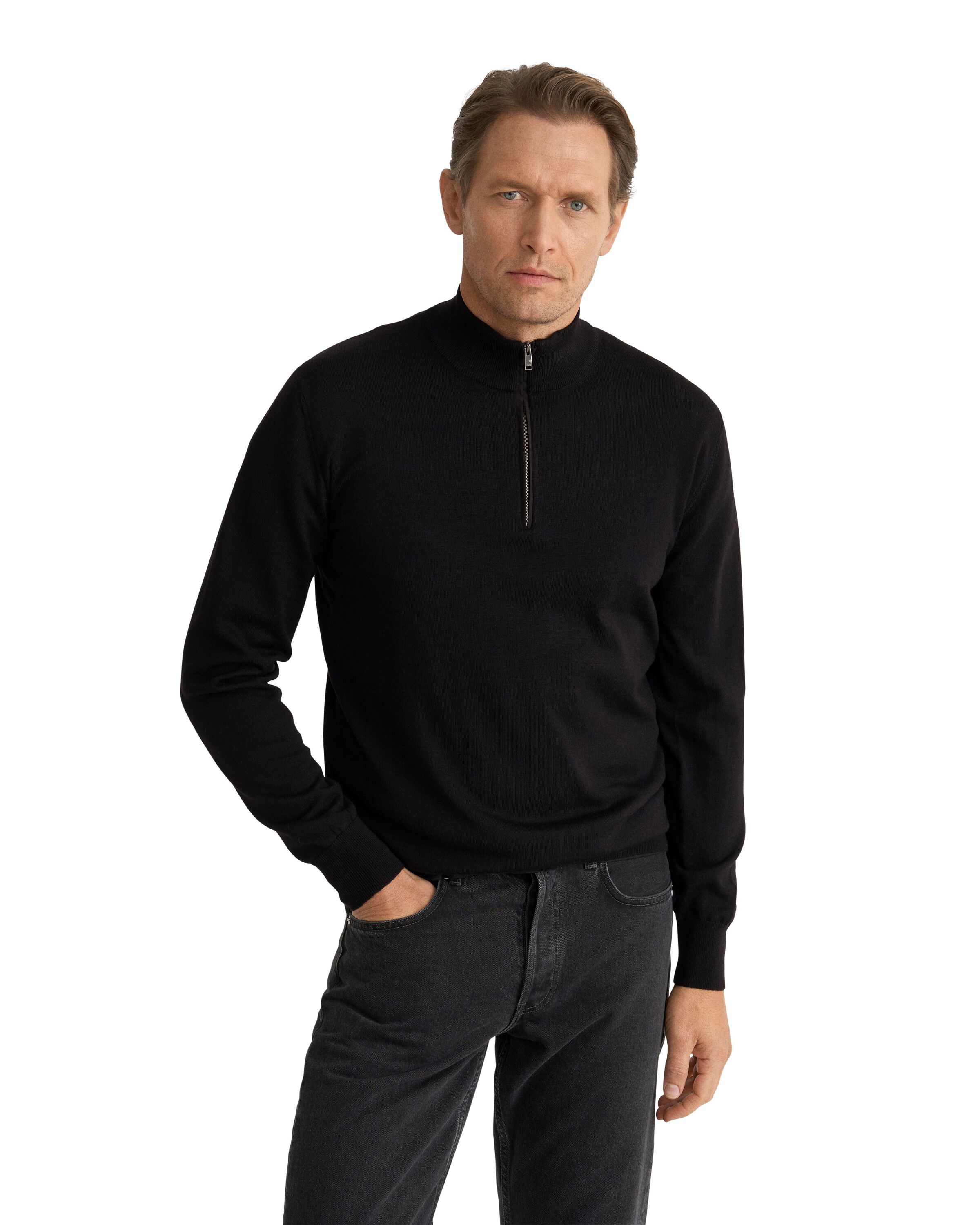 Merino Quarter Zip Knit Sweater