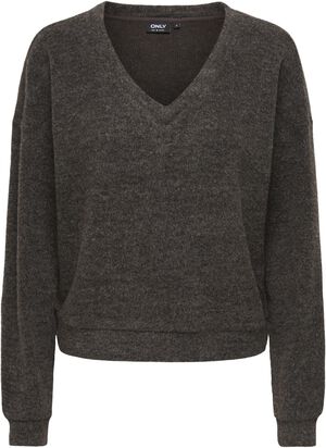 ONLJACKIE L/S V-NECK CC SWT
