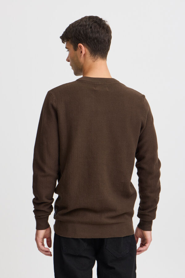CFKARL 0160 structured crew neck kn