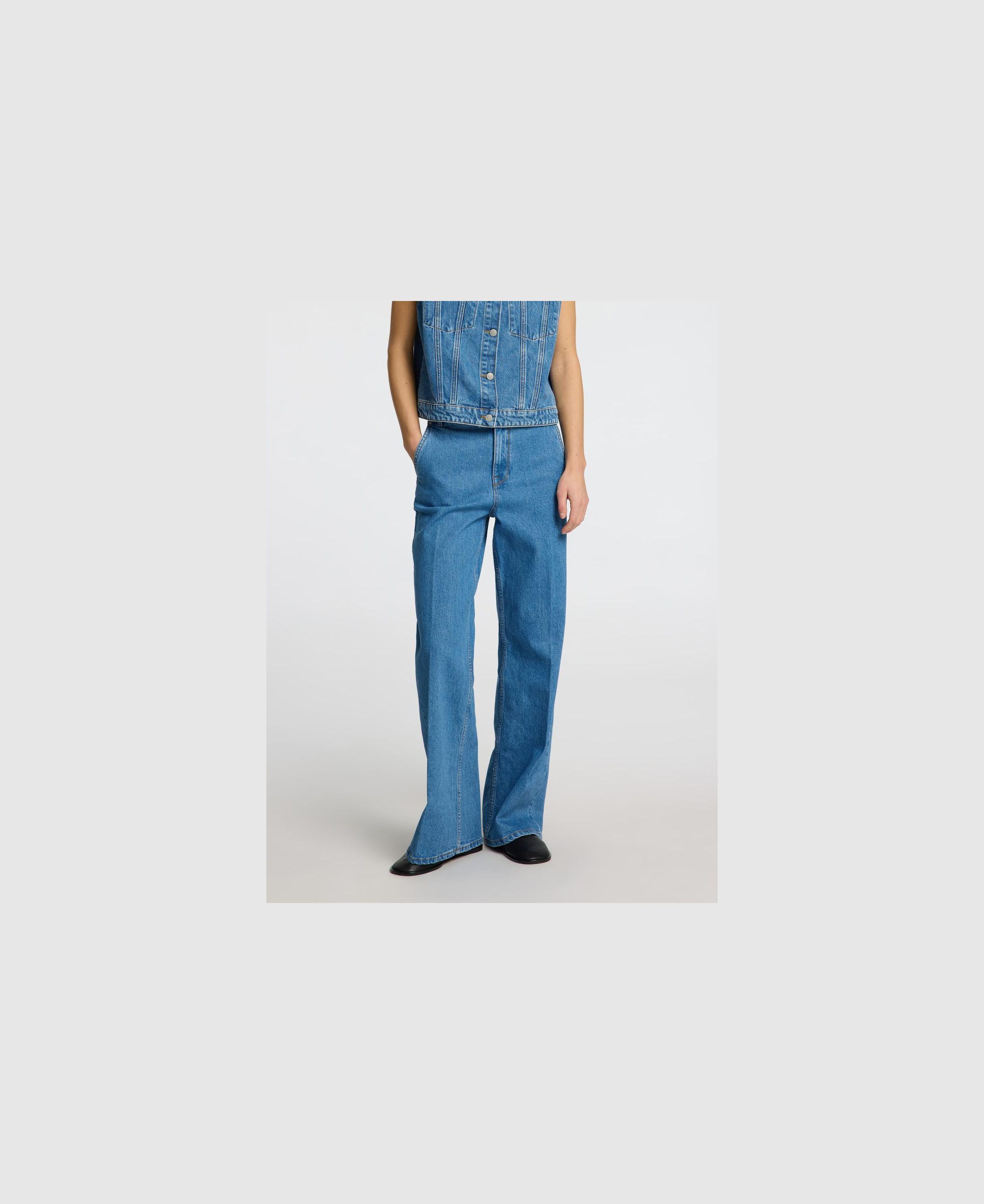 SLFEVELYN HW EXTRA WIDE JEANS