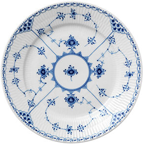 Musselmalet Halvblonde 22 cm. tallerken