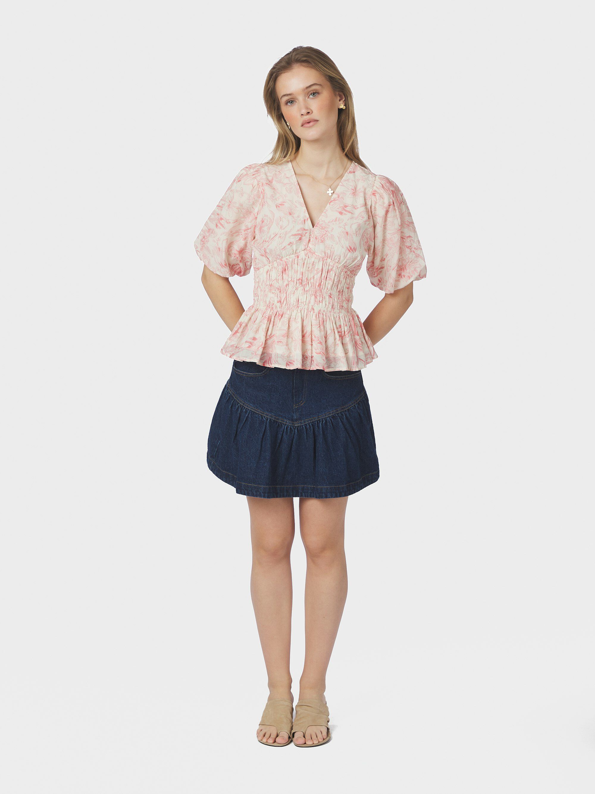 Minutti Print Blouse