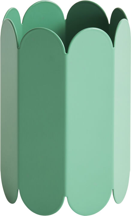 Arcs Vase-Small-Green