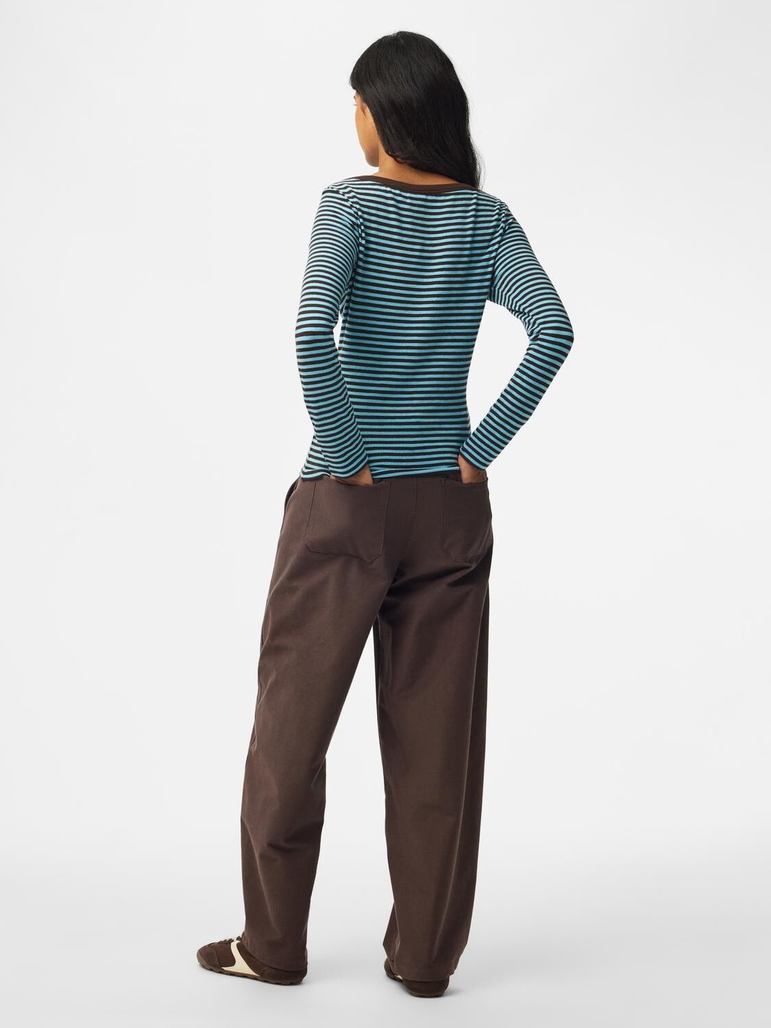 Pcsof Ls Boatneck Top Jrs Dm