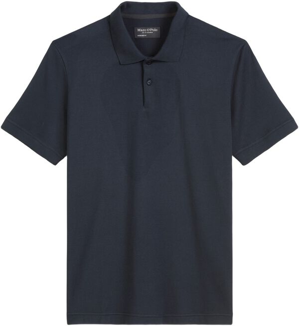 Poloshirt, short sleeve, rib detail