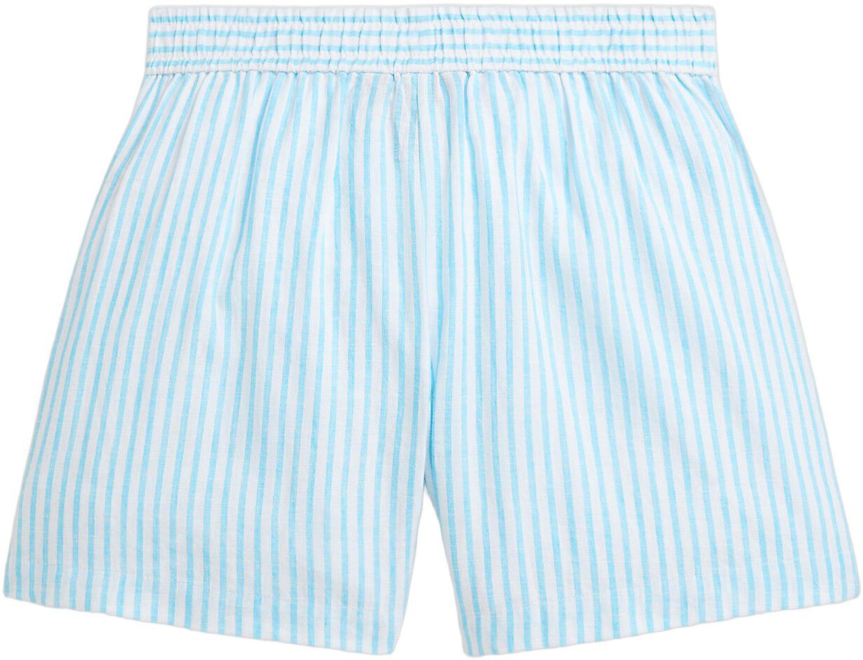 Cotton-Linen Stripe Short