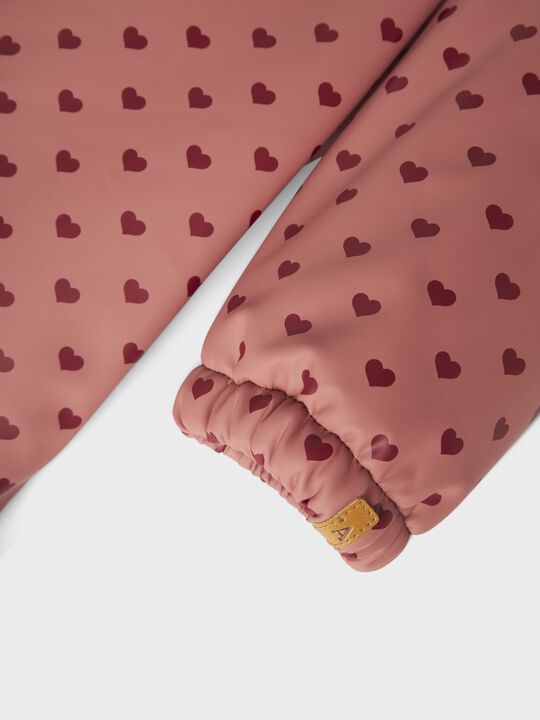 NMFLADRY10 SNOWSUIT AOP FO LIL