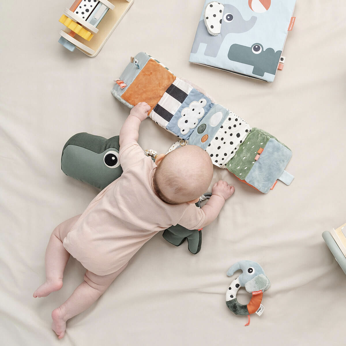 Folde-ud sanseterning Deer friends Farvemix