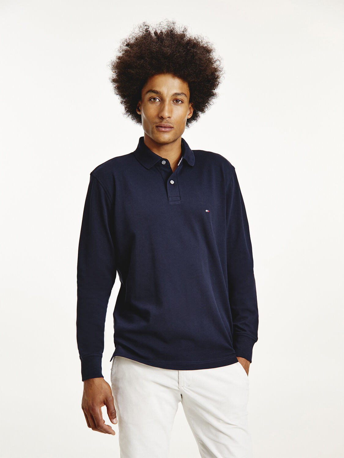 1985 Regular Fit Long Sleeve Polo Shirt