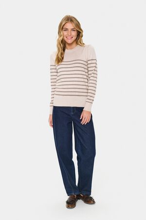 MilaSZ Shimmer Stripe Pullover
