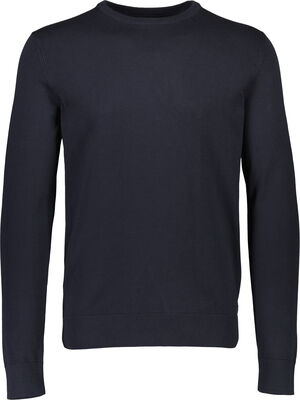 Mélange round neck knit
