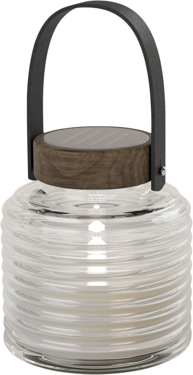 Aston Solar Krukke, &Oslash;14xH16cm, Sort/Brun