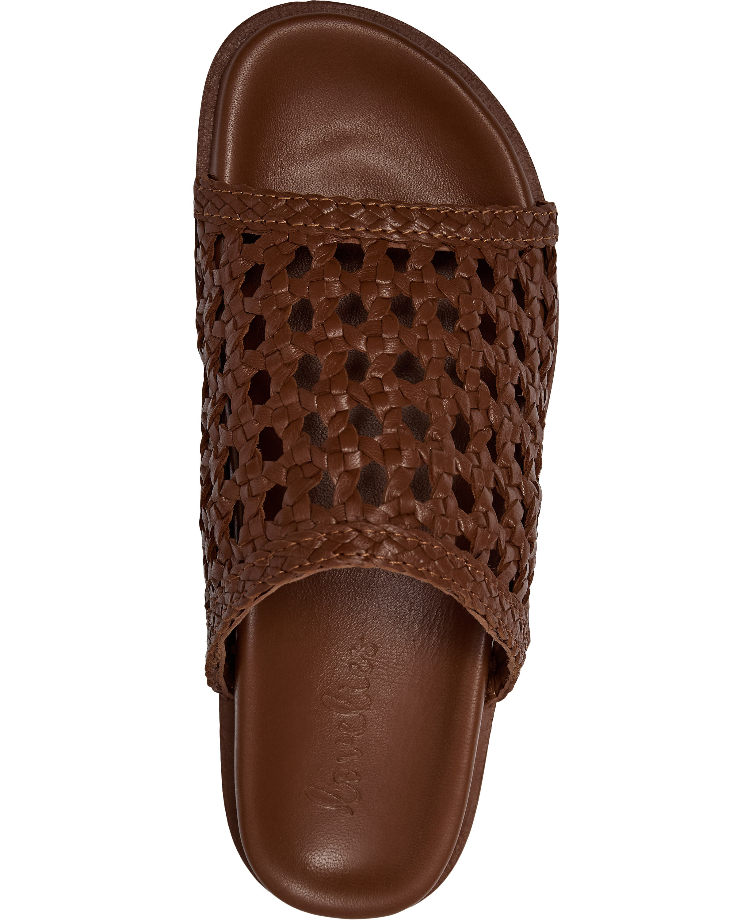 POSITANO - WOVEN LEATHER SLIDE