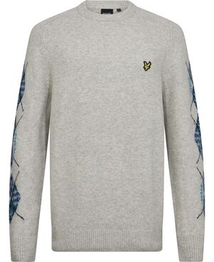 Argyle Sleeve Jumper