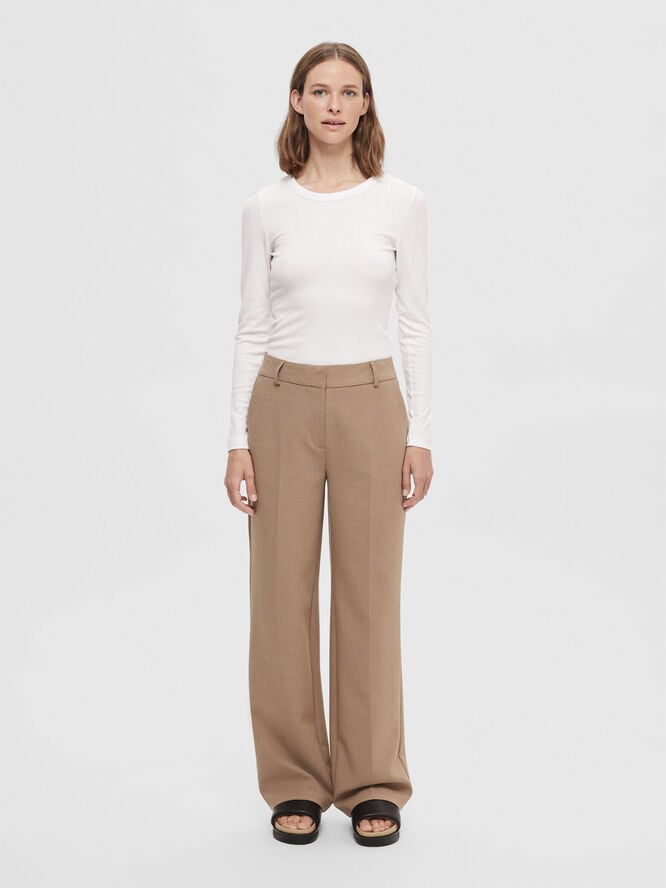 Slfdianna Ls O-Neck Top Noos