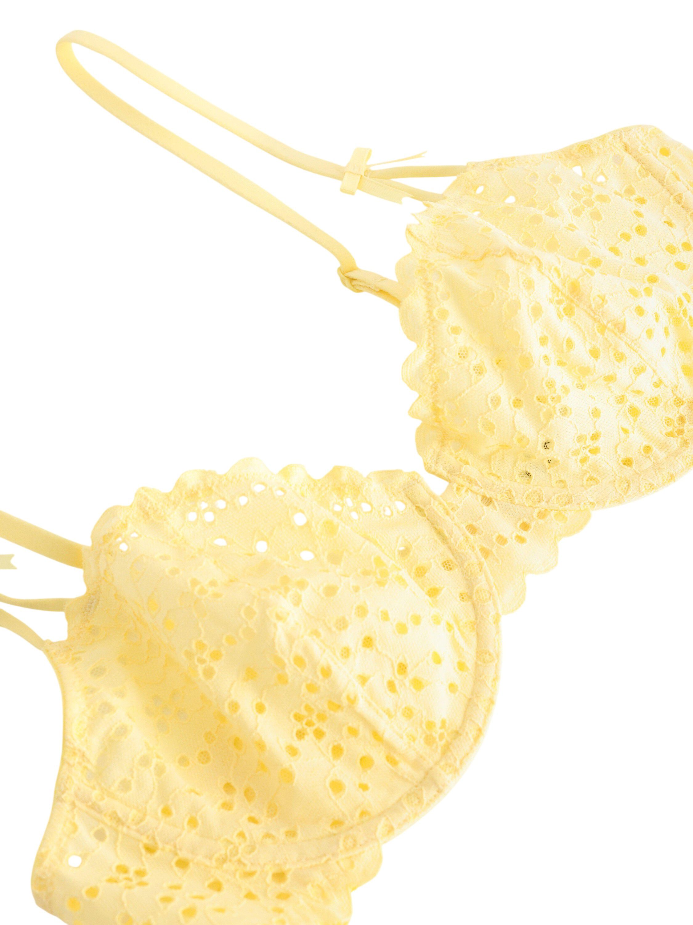 Upolstret BH med broderi