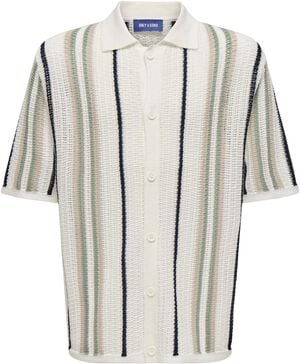 OSJLEON REG SS SHIRT KNT