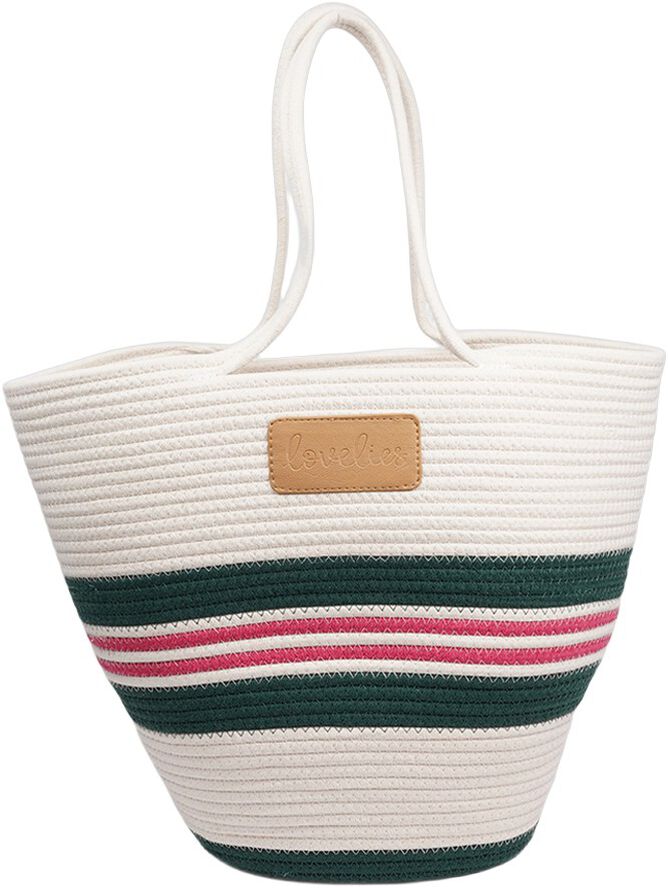 SILVI - COTTON BEACH BAG - 45 x 40 CM