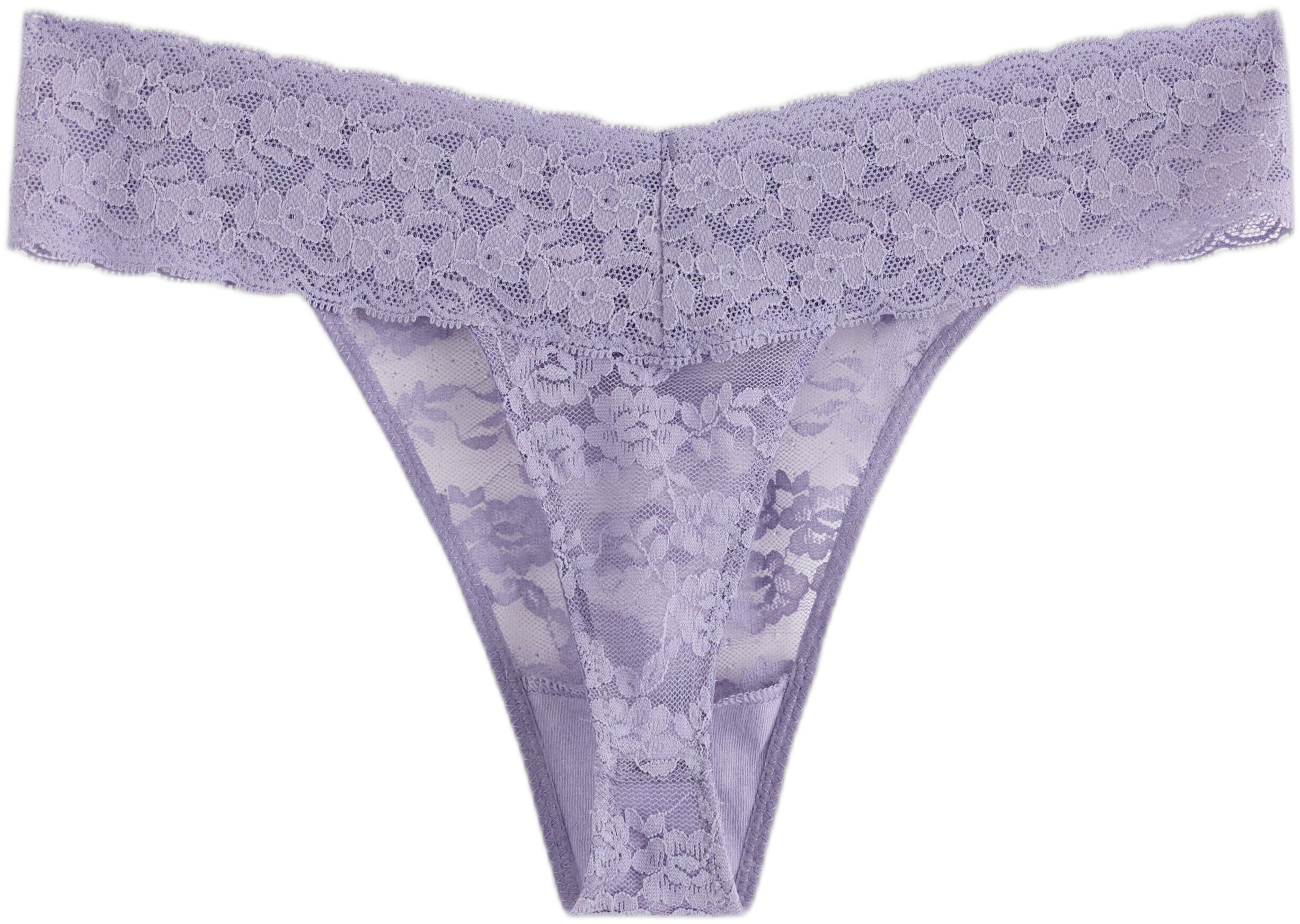 Stringtruse i myk blonde med lav mi
