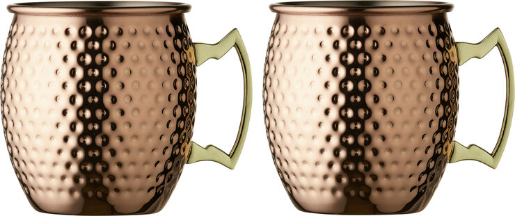 Moscow mule krus 55 cl 2 stk. Kobber hamret