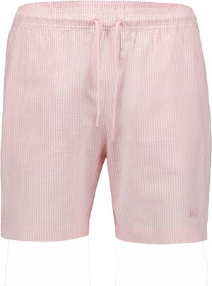 Striped seersucker swim shorts