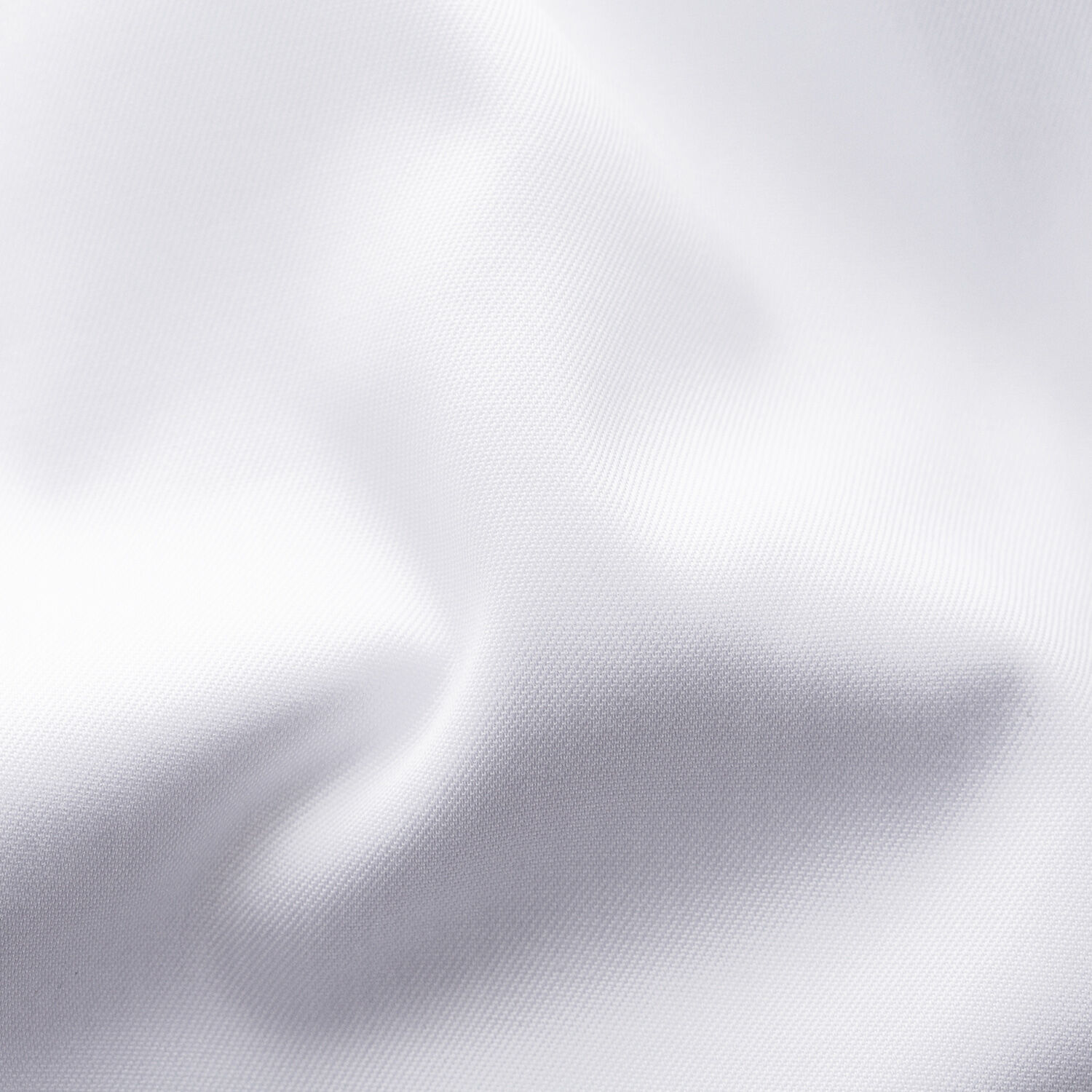 Slim Fit White Signature Twill Shirt - Extra Long Sleeve