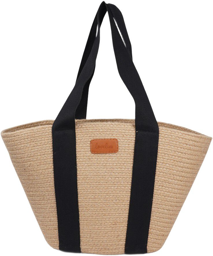 PEPPINO - JUTE BAG WITH COTTON HANDLES 45 X 40 CM