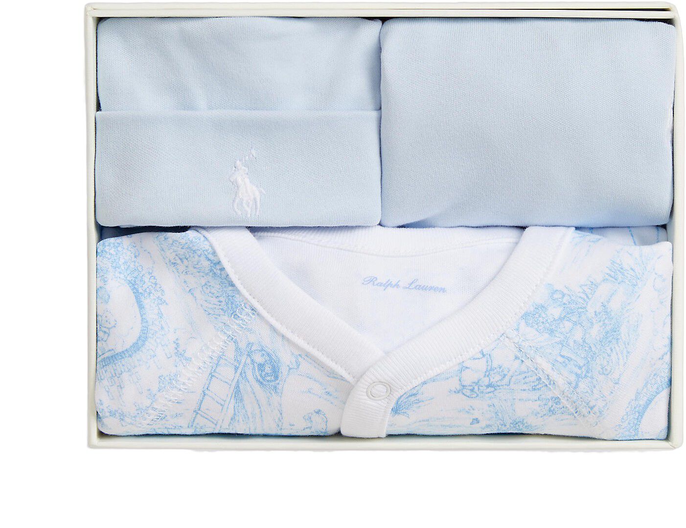 Toile Cotton 3-Piece Gift Set