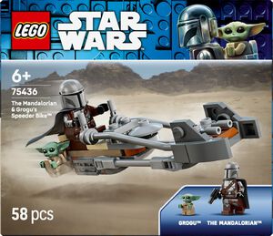 Mandalorianeren og Grogus speederbike 75436