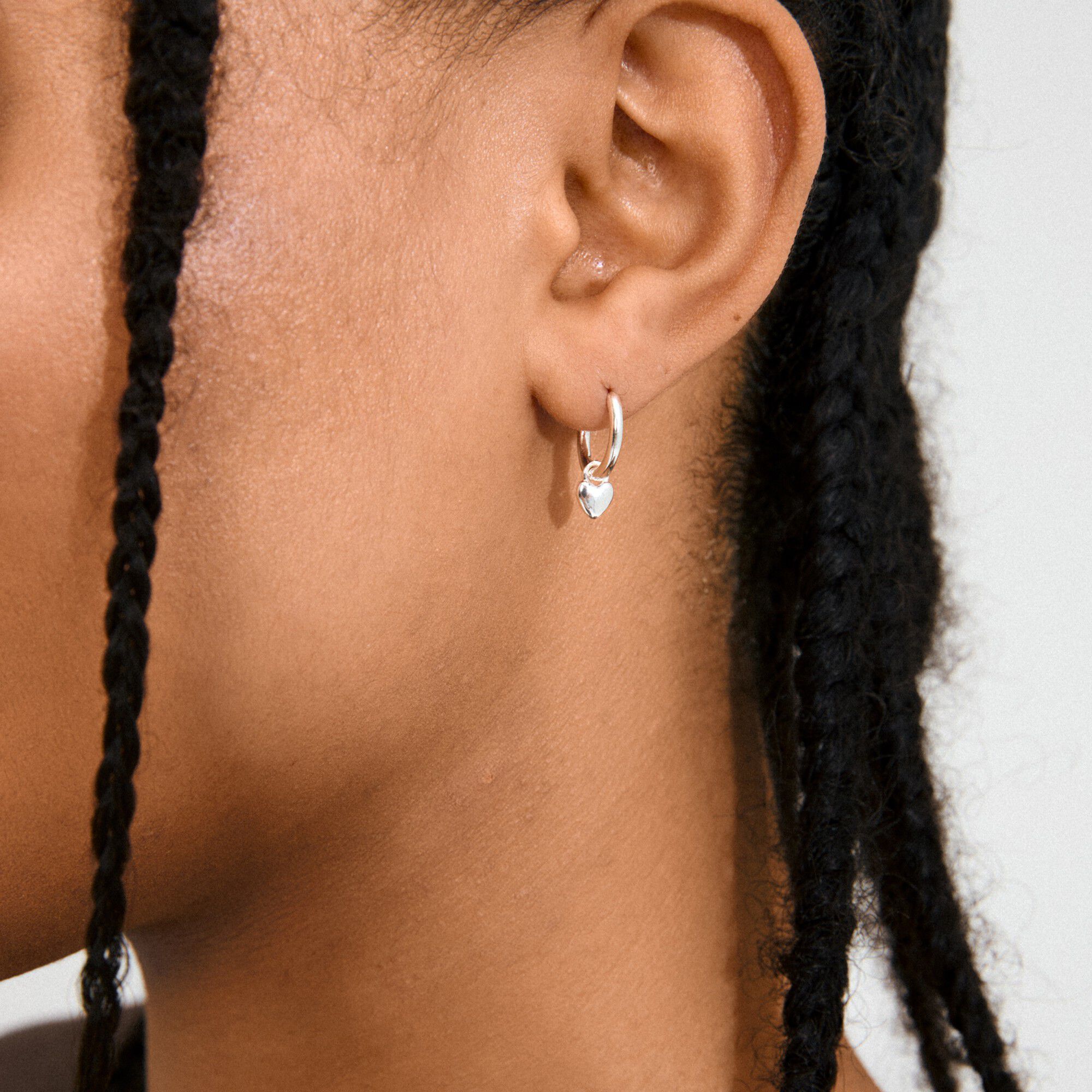 ALAIA earrings silver-plated