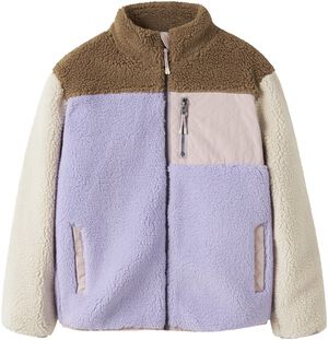 NKFMACEY TEDDY JACKET BLOCK