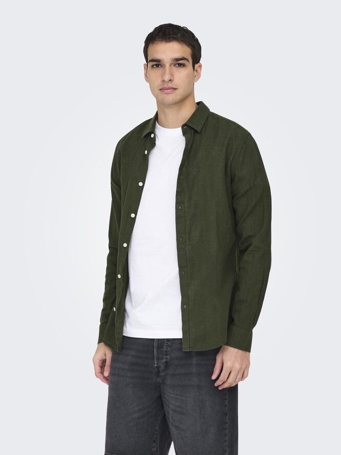 Onscaiden Life Ls Solid Linen Blend Noos