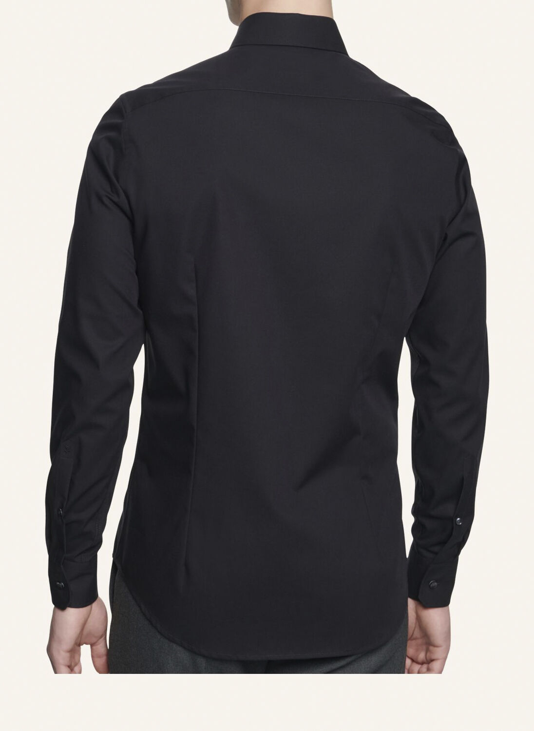 Business Shirt Slim Long sleeve Kent-Collar Uni