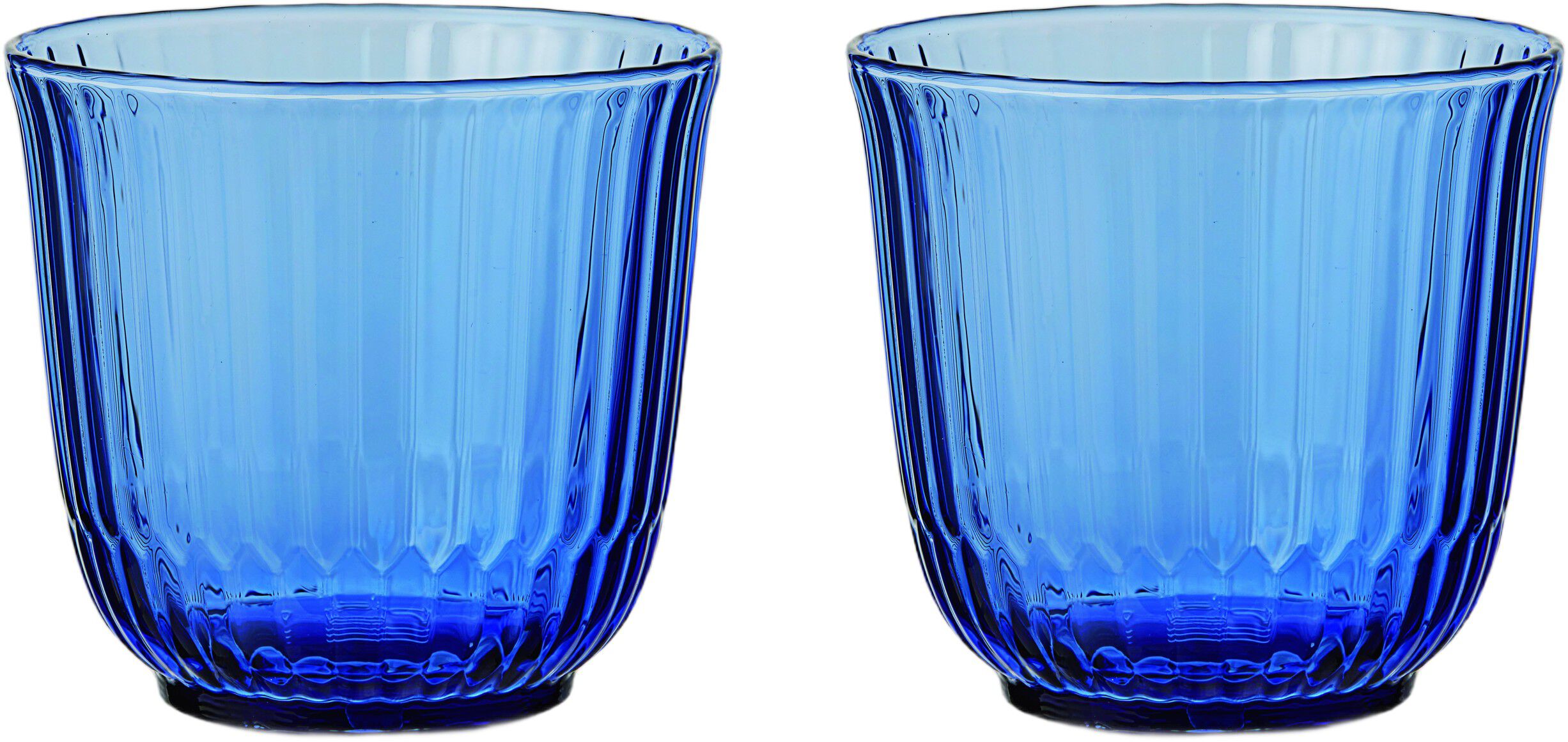 Waves vandglas bl&aring; 22 cl 2 stk