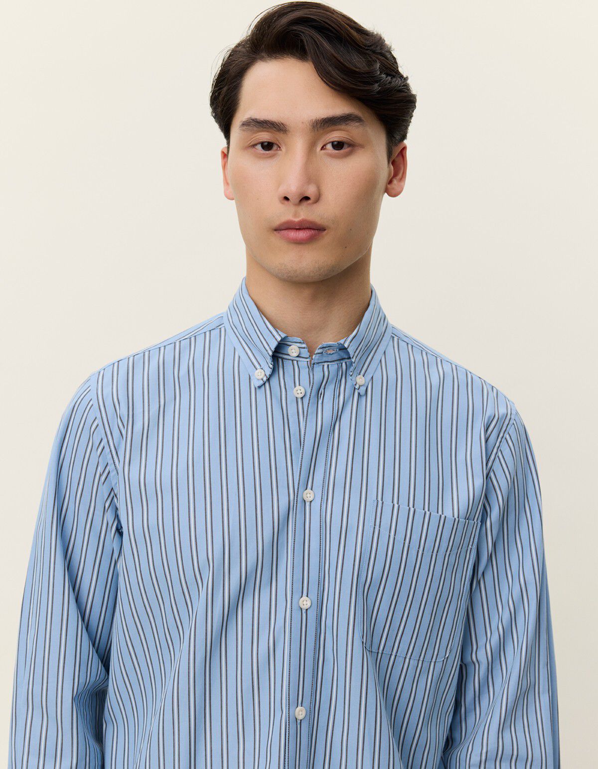Kent Stripe Poplin Shirt