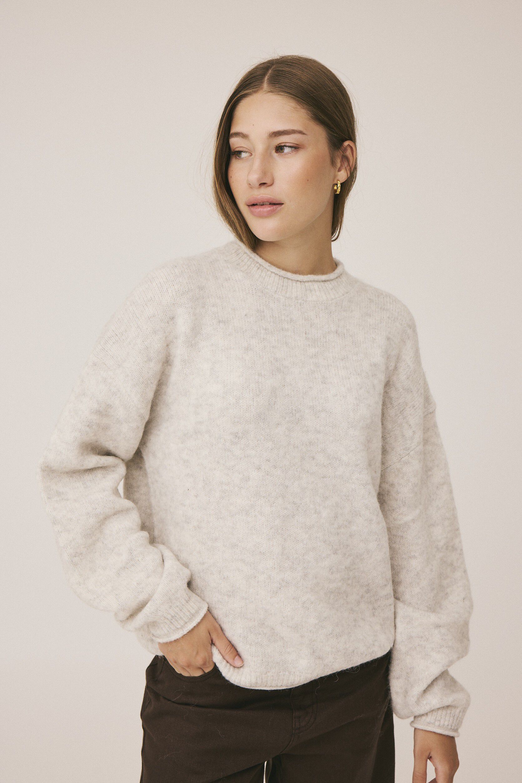 Cindi 9 Striksweater - Alpakamix RWS