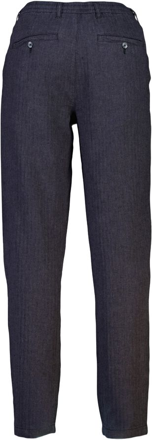 Linen blend herringbone pants